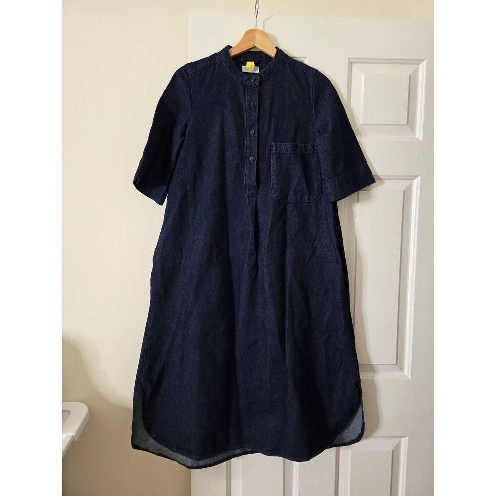 Toast Denim Midi Dress Size 6